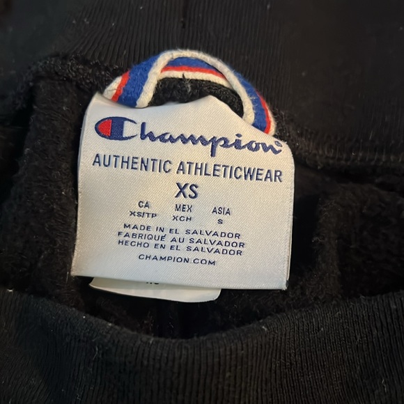 Black Champion sweat pants joggers - Picture 2 of 3